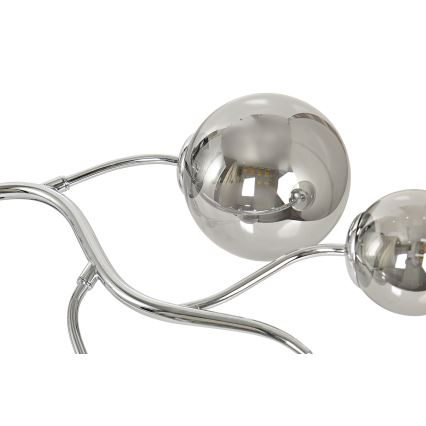 Brilagi - LED Surface-mounted chandelier MISTEL 6xG9/3W/230V shiny chrome/smoky