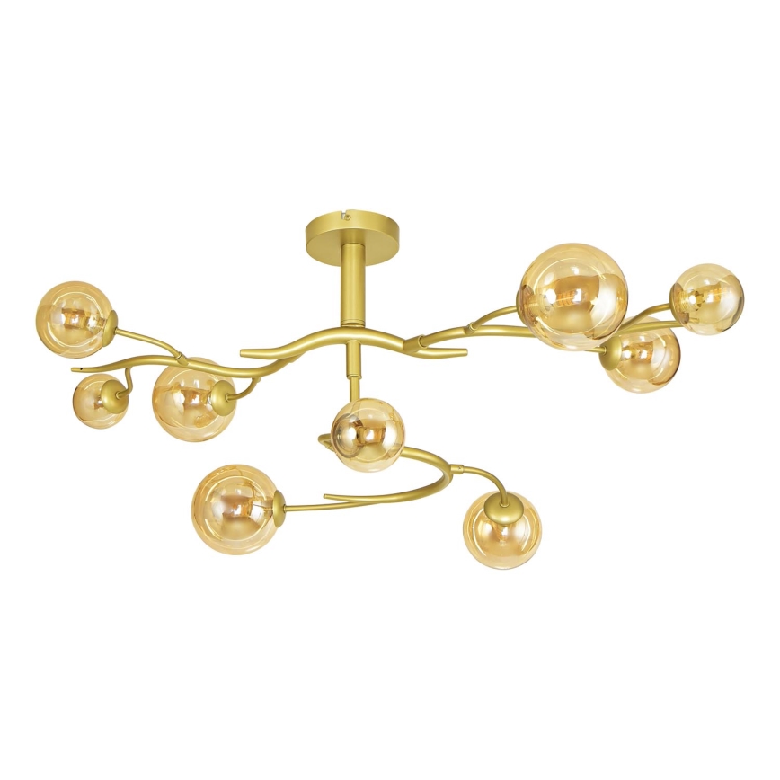 Brilagi - LED Surface-mounted chandelier MISTEL 9xG9/3W/230V gold