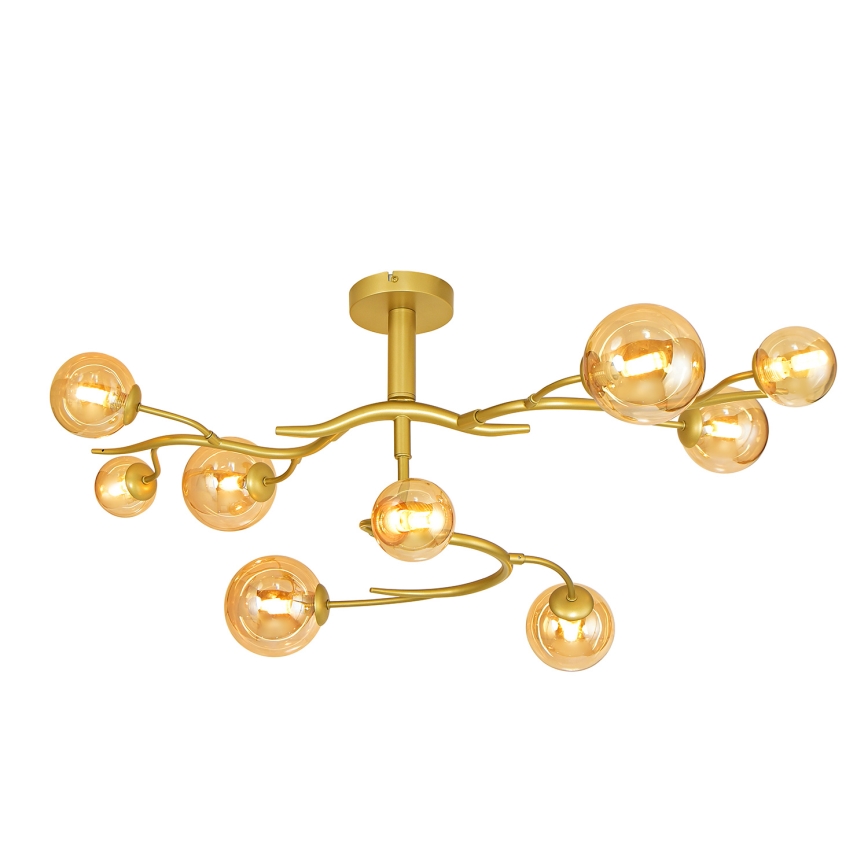 Brilagi - LED Surface-mounted chandelier MISTEL 9xG9/3W/230V gold