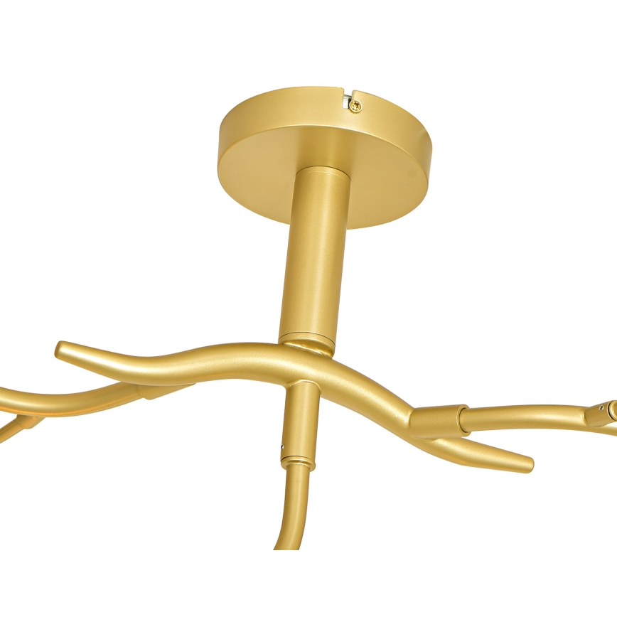 Brilagi - LED Surface-mounted chandelier MISTEL 9xG9/3W/230V gold