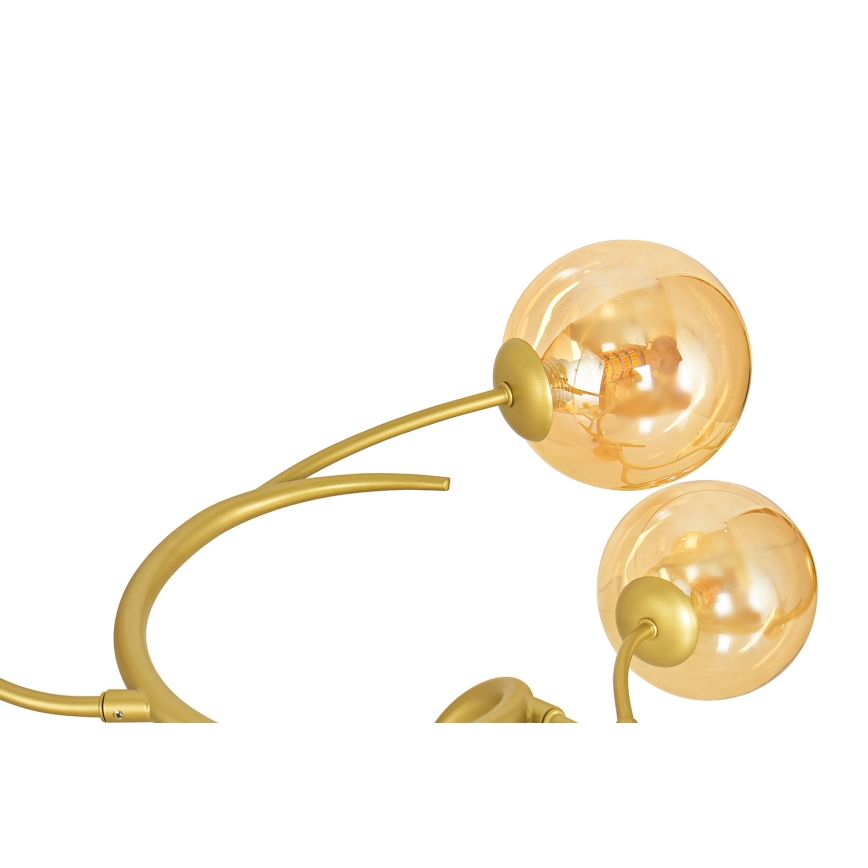 Brilagi - LED Surface-mounted chandelier MISTEL 9xG9/3W/230V gold