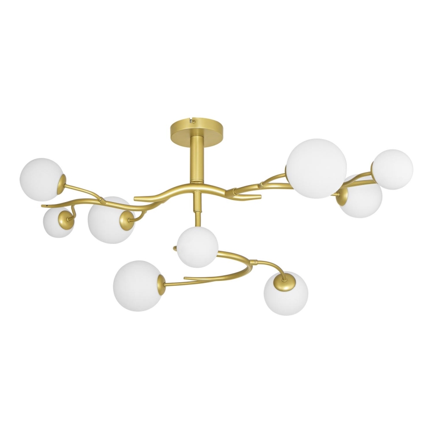 Brilagi - LED Surface-mounted chandelier MISTEL 9xG9/3W/230V gold/white