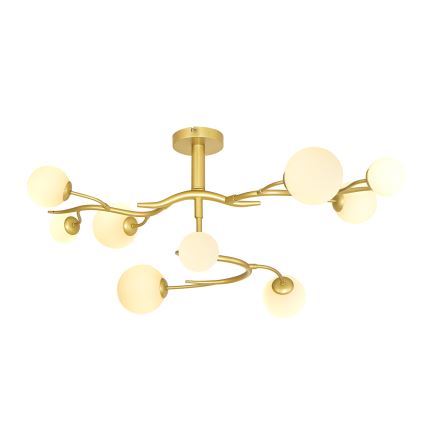 Brilagi - LED Surface-mounted chandelier MISTEL 9xG9/3W/230V gold/white