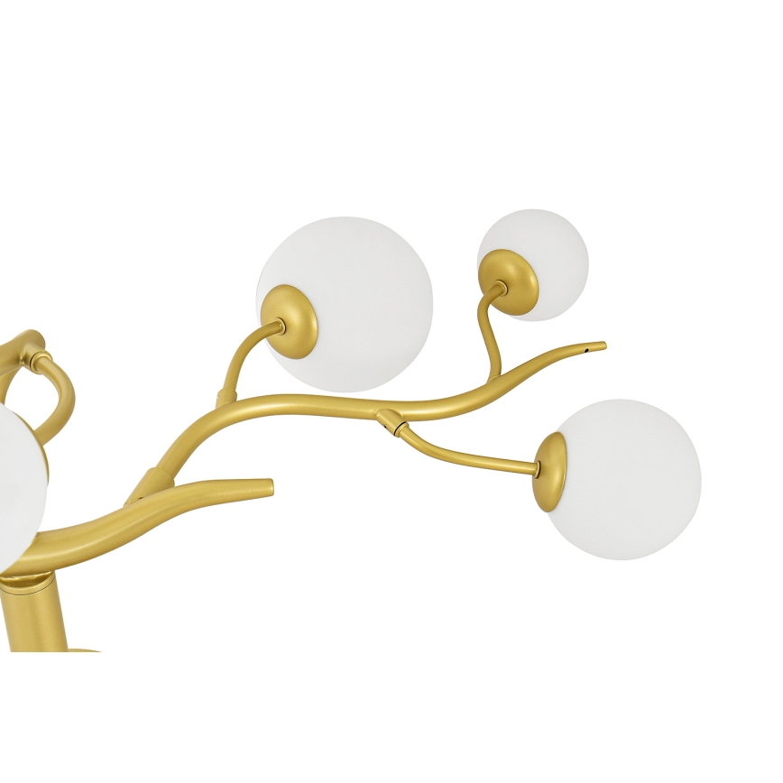 Brilagi - LED Surface-mounted chandelier MISTEL 9xG9/3W/230V gold/white
