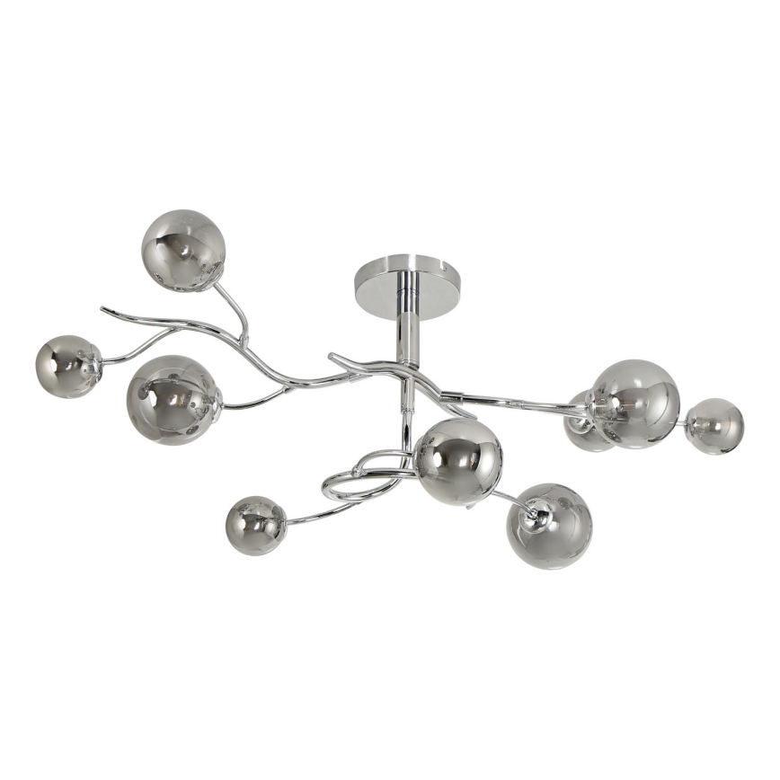 Brilagi - LED Surface-mounted chandelier MISTEL 9xG9/3W/230V shiny chrome/smoky