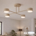 Brilagi - LED Surface-Mounted Chandelier MONO 4xGX53/13W/230V beige