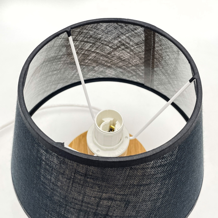 Brilagi - LED Table lamp ANTHONY 1xE14/40W/230V oak/black