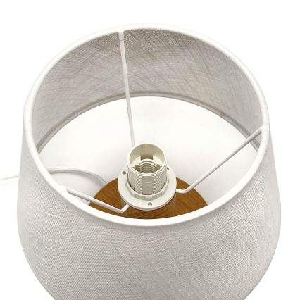 Brilagi - LED Table lamp ANTHONY 1xE27/60W/230V oak/white
