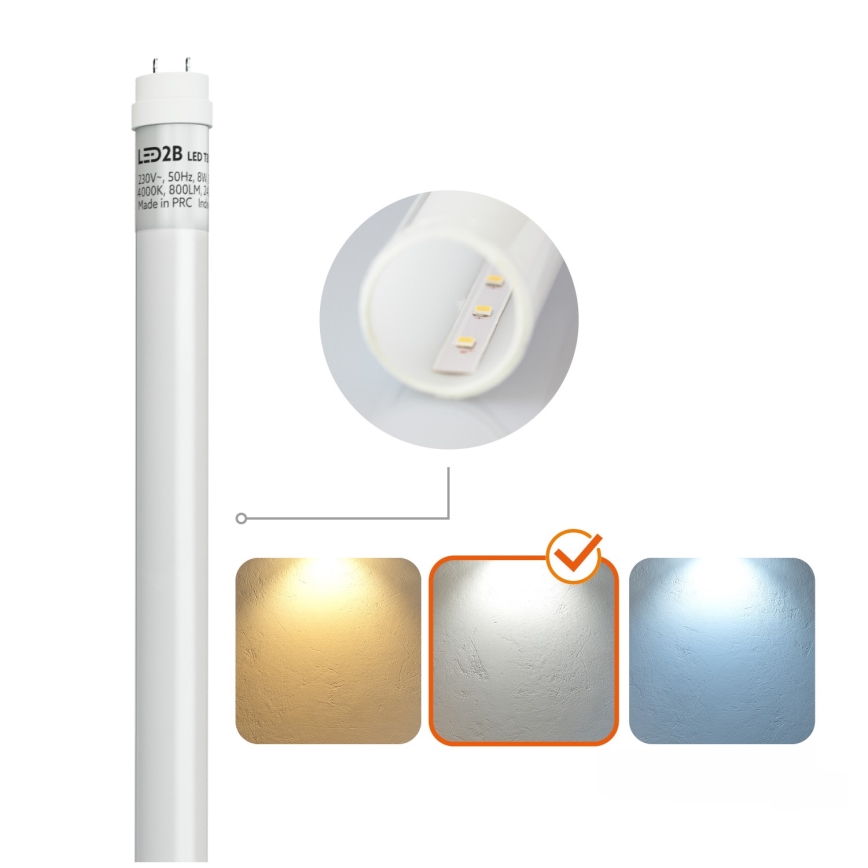 BRILAGI - LED Dustproof Industrial Fluorescent Luminaire OPTIMA T8 1xG13/18W/230V 4000K IP65 128 cm