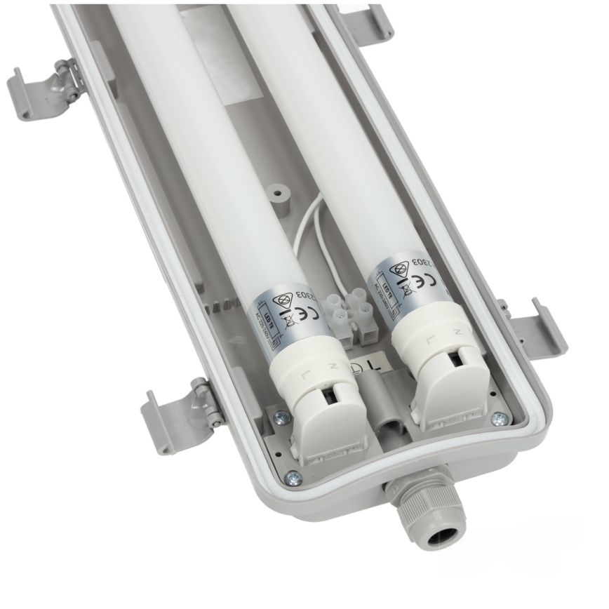 BRILAGI - OPTIMA T8 LED technical dustproof fluorescent luminaire 2xG13/9W/230V 4000K IP65 67.5 cm
