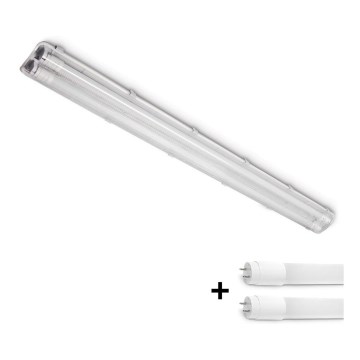 BRILAGI - LED Technical Dustproof Fluorescent Luminaire OPTIMA T8 2xG13/18W/230V 4000K IP65 128 cm