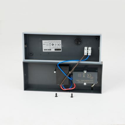 Brilagi - TESSI LED Outdoor Wall Light with Sensor, LED/10W/230V, Anthracite, IP54