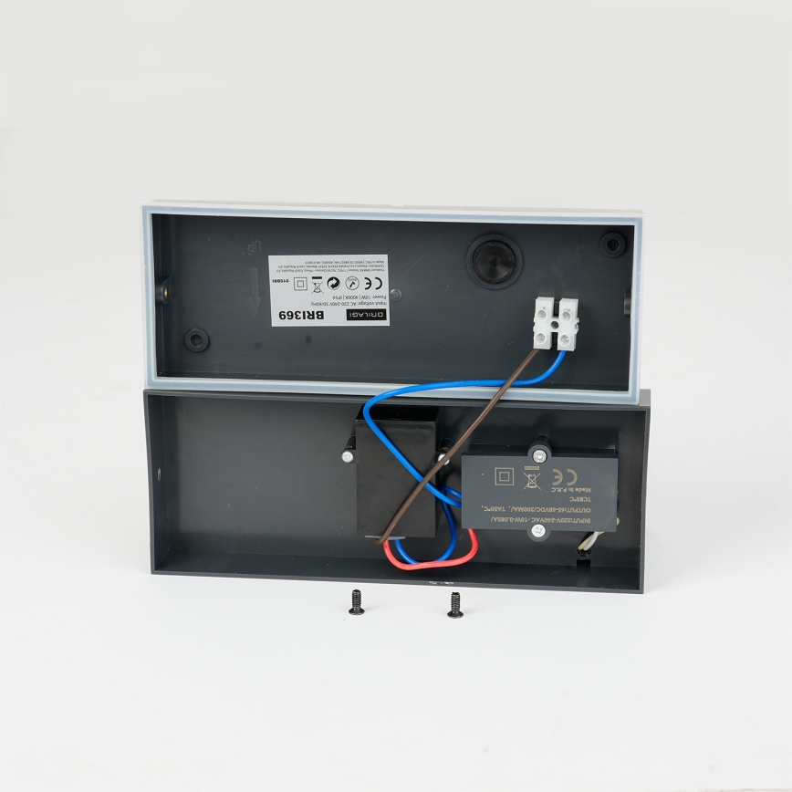 Brilagi - TESSI LED Outdoor Wall Light with Sensor, LED/10W/230V, Anthracite, IP54