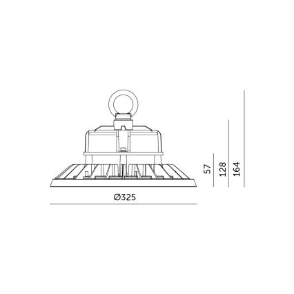 Brilagi - LED Industrial Ceiling Luminaire TITAN PRO LED/200W/230V 4000K IP65