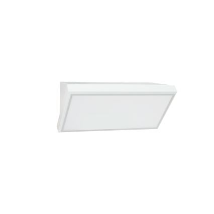 Brilagi - TRIANGLE LED/20W/230V Outdoor Wall Light with Sensor, White, IP65