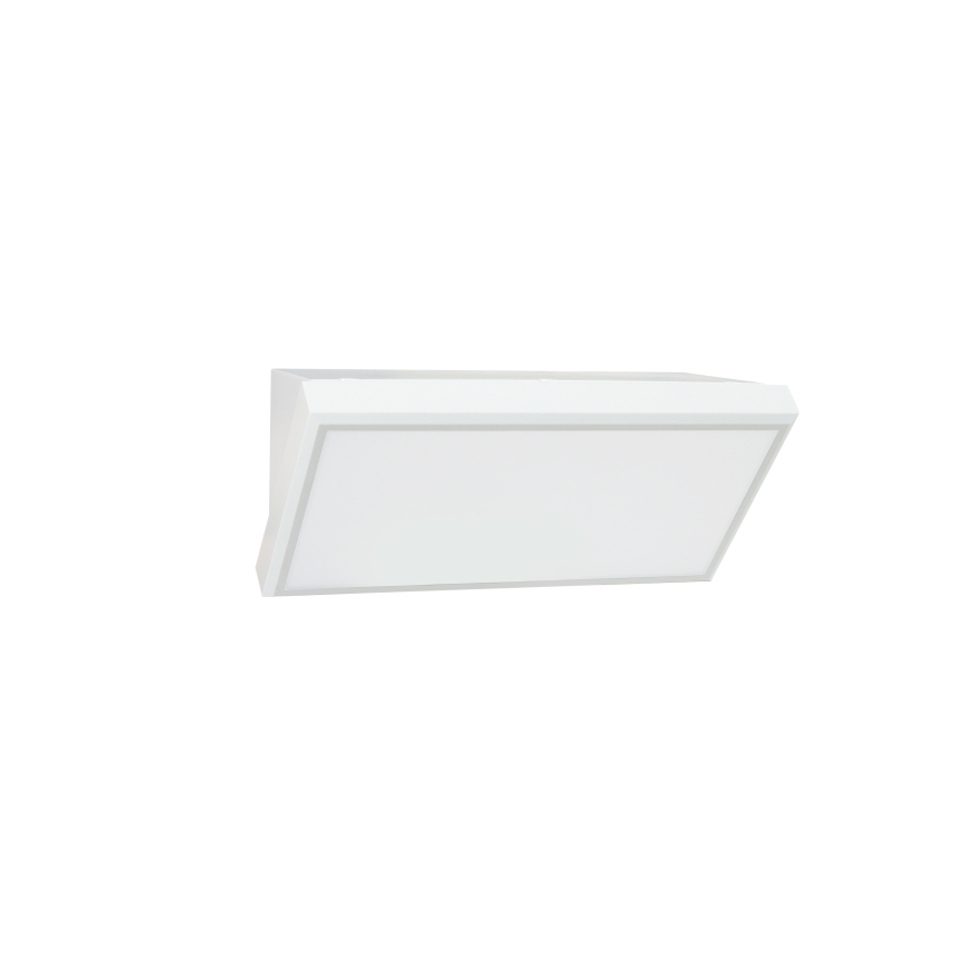 Brilagi - TRIANGLE LED/20W/230V Outdoor Wall Light with Sensor, White, IP65
