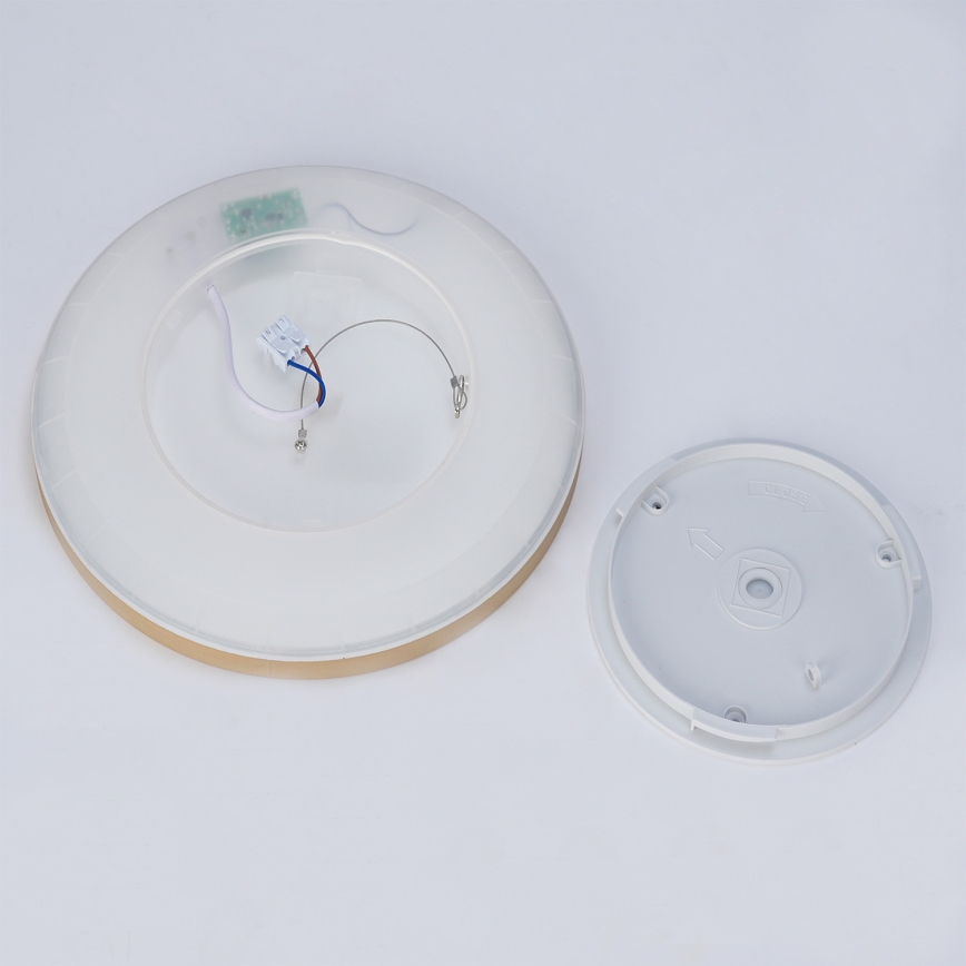 Brilagi - ULTRA SLIM LED Bathroom Ceiling Light, 18W/230V, Ø 30 cm, Gold, IP54