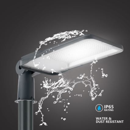 Brilagi - LED outdoor street light with 4 m pole and articulated joint URBANLIGHT LED/200W/230V anthracite IP65
