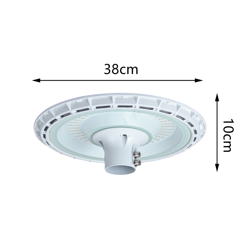 Brilagi - LED outdoor street light with 3 m pole URBANSPARK LED/120W/230V white IP65