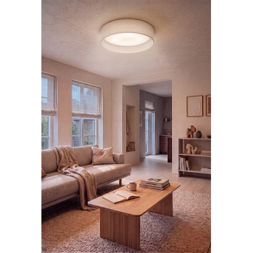 Brilagi - VELVET SIMPLE LED Ceiling Light, LED/24W/230V, 4000K, Ø 45 cm, cream