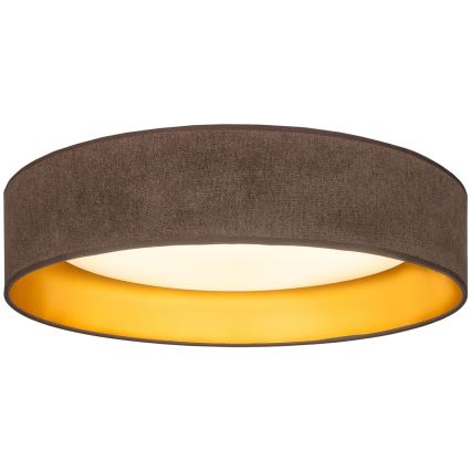 BRILAGI - LED Ceiling Light VELVET SIMPLE LED/24W/230V 3000K dia. 45 cm brown/gold