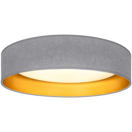 BRILAGI - LED Ceiling Light VELVET SIMPLE LED/24W/230V 3000K Ø45 cm grey/gold