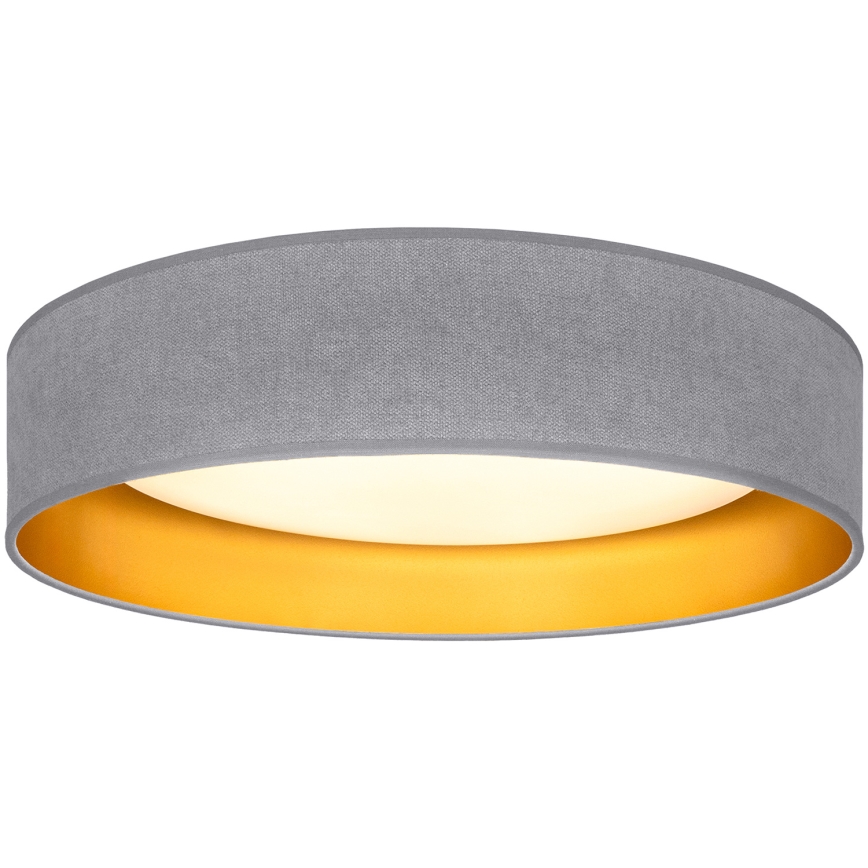 BRILAGI - LED Ceiling Light VELVET SIMPLE LED/24W/230V 3000K Ø45 cm grey/gold