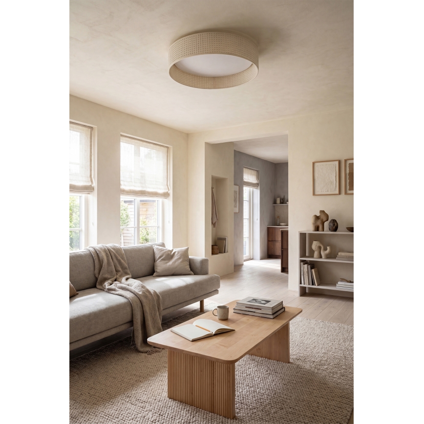 Brilagi - VELVET SIMPLE LED Ceiling Light, 36 W, 230 V, 3000 K, Ø 55 cm, Cream
