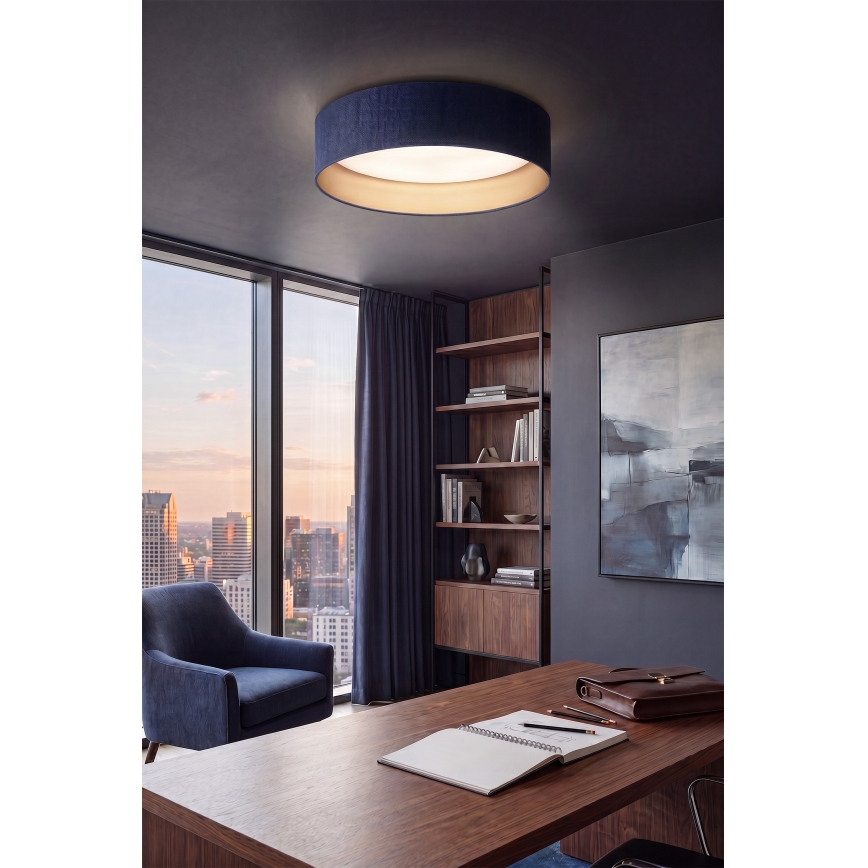 Brilagi - VELVET VARI LED Ceiling Light / 24W / 230V / 3000/4000/6500K / Ø 45 cm / blue/gold