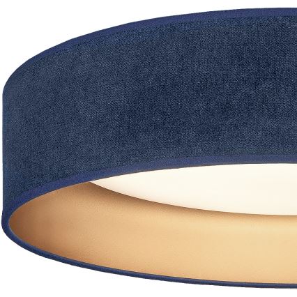 Brilagi - VELVET VARI LED Ceiling Light / 24W / 230V / 3000/4000/6500K / Ø 45 cm / blue/gold