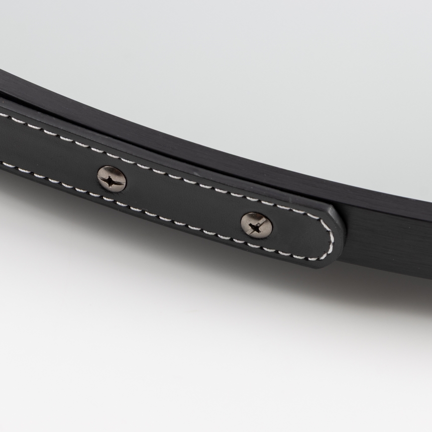 Brilagi - VERESE LED Bathroom Mirror LED/19W/230V Ø 60 cm Black IP44 CRI 90 Dimmable + CCT