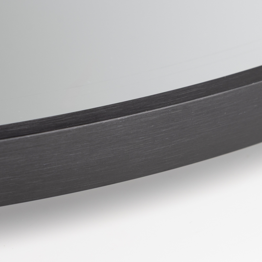 Brilagi - VERESE LED Bathroom Mirror LED/19W/230V Ø 60 cm Black IP44 CRI 90 Dimmable + CCT