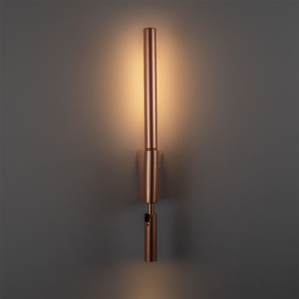 BRILAGI - LED Wall Spotlight VIXON LED/3W/230V + LED/5W bronze CRI 90