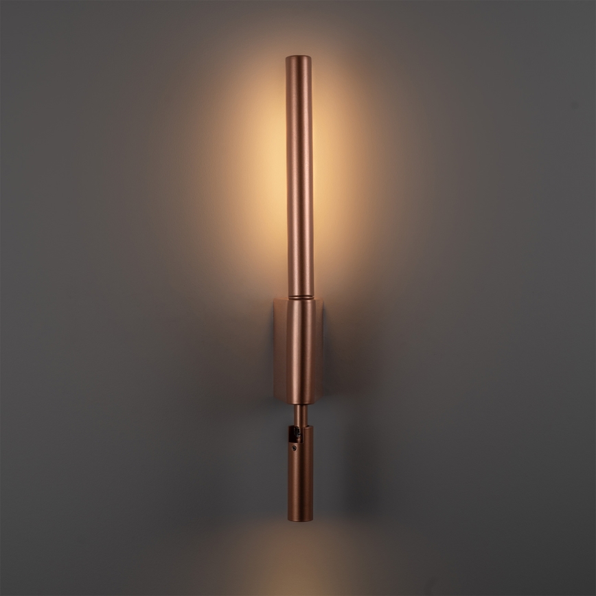 BRILAGI - LED Wall Spotlight VIXON LED/3W/230V + LED/5W bronze CRI 90