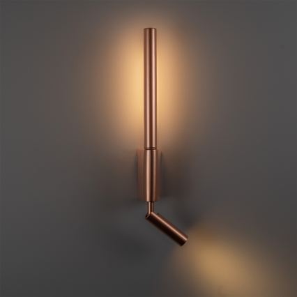 BRILAGI - LED Wall Spotlight VIXON LED/3W/230V + LED/5W bronze CRI 90