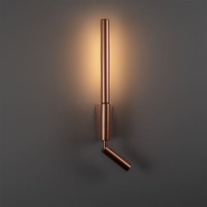BRILAGI - LED Wall Spotlight VIXON LED/3W/230V + LED/5W bronze CRI 90