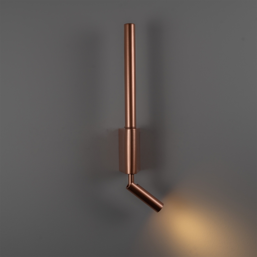 BRILAGI - LED Wall Spotlight VIXON LED/3W/230V + LED/5W bronze CRI 90