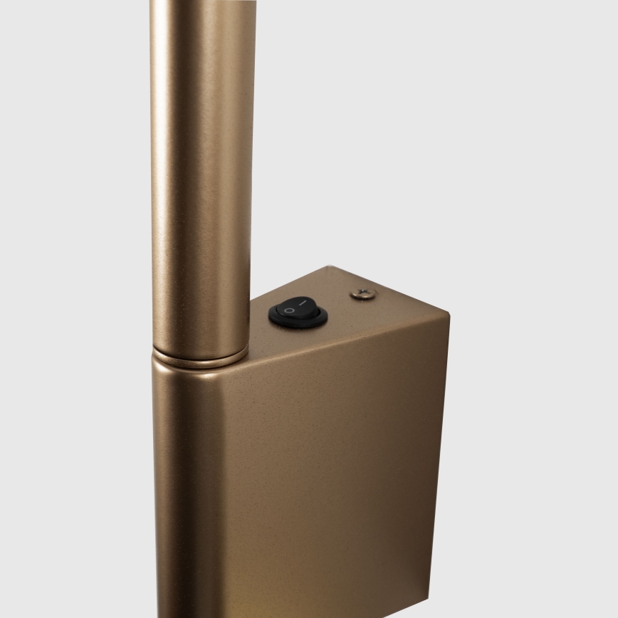 BRILAGI - LED Wall Spotlight VIXON LED/3W/230V + LED/5W bronze CRI 90