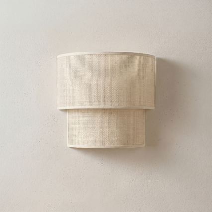 Brilagi - LED Wall Lamp BOHO ECO 1xE27/10W/230V Cream