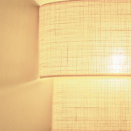 Brilagi - LED Wall Lamp BOHO ECO 1xE27/10W/230V Cream