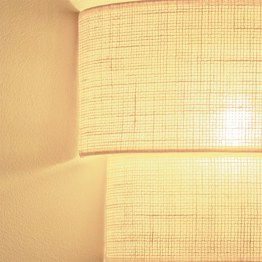 Brilagi - LED Wall Lamp BOHO ECO 1xE27/10W/230V Cream