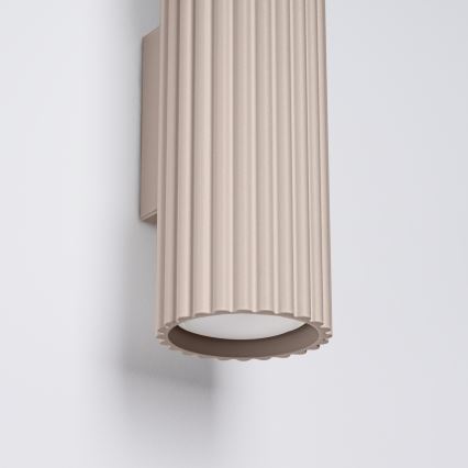 Brilagi - LED Wall Lamp CRESTO 2xGU10/10W/230V 20 cm taupe