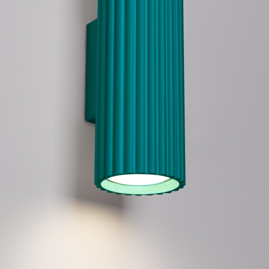Brilagi - LED Wall Lamp CRESTO 2xGU10/10W/230V 30 cm Turquoise