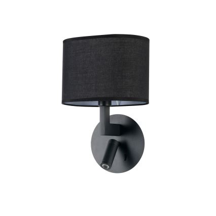 Brilagi - LED Wall lamp DAYA 1xE14/40W/230V + LED/3W black