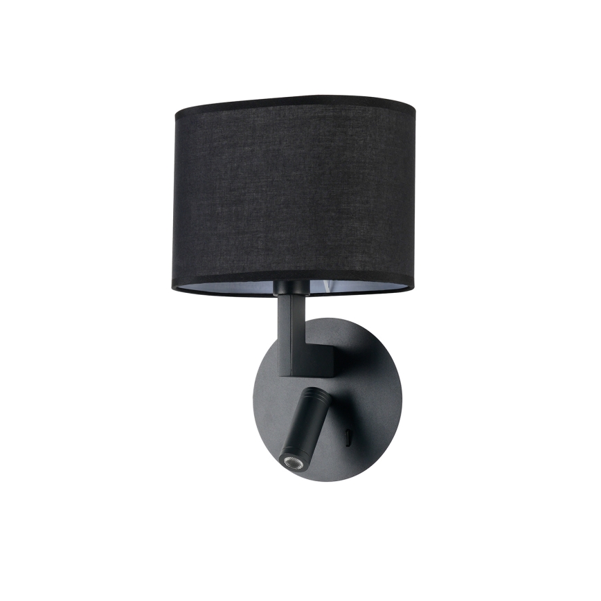 Brilagi - LED Wall lamp DAYA 1xE14/40W/230V + LED/3W black