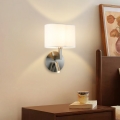 Brilagi - LED Wall lamp DAYA 1xE14/40W/230V + LED/3W white/matte chrome