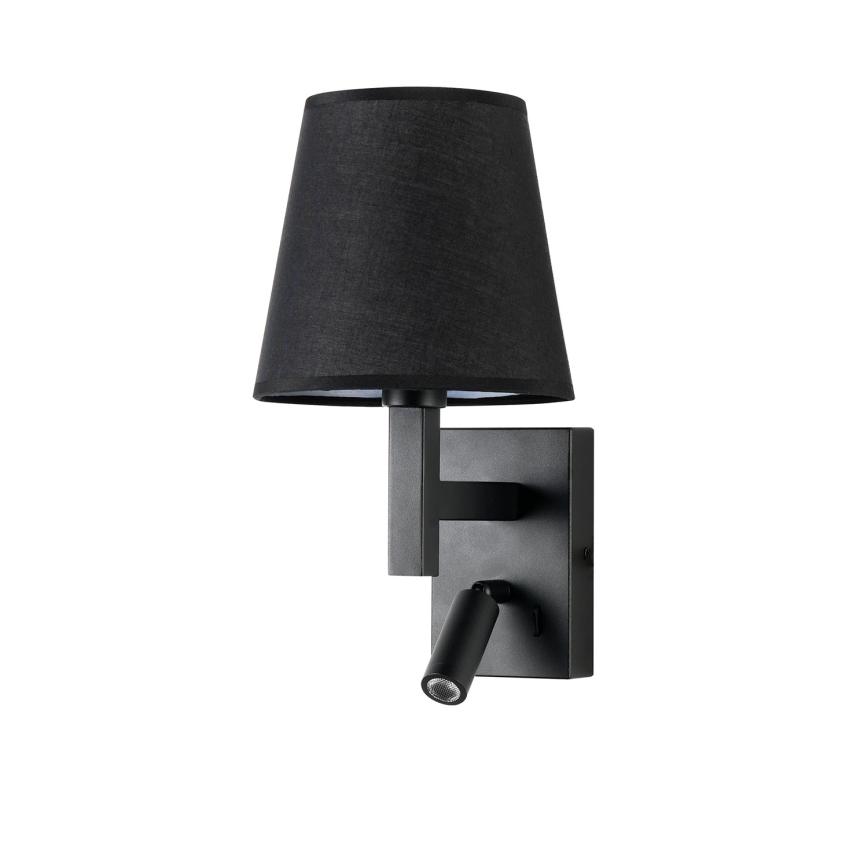 Brilagi - LED Wall lamp DEYA 1xE14/40W/230V + LED/3W black