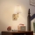 Brilagi - LED Wall lamp DEYA 1xE14/40W/230V + LED/3W flax/gold