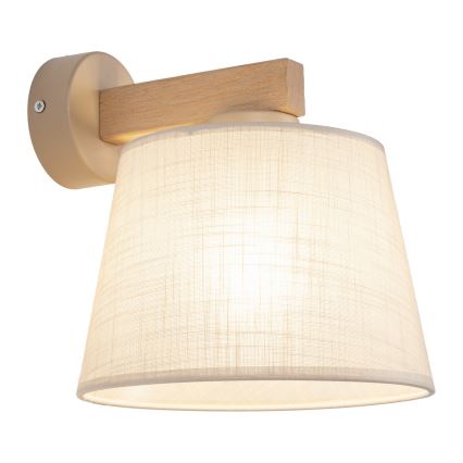 BRILAGI - LED Wall Lamp LATTE SABIA 1xE27/15W/230V pine/beige