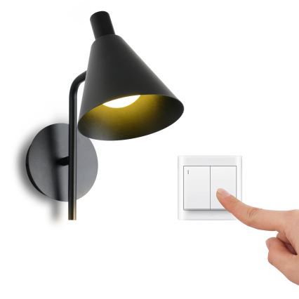 Brilagi - LED Wall lamp LUCERA LED/3W/230V black